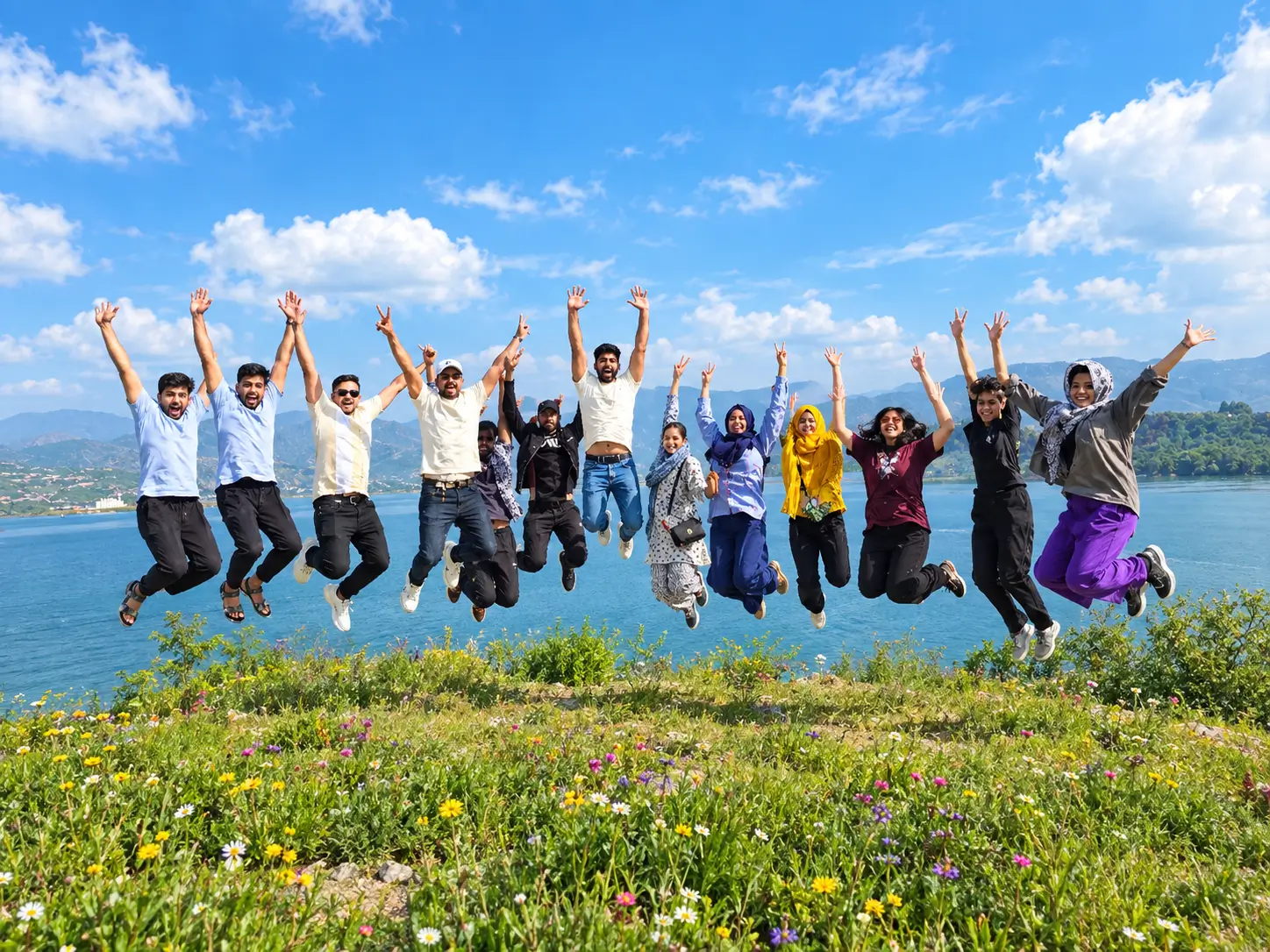 khanpur dam trip group photo